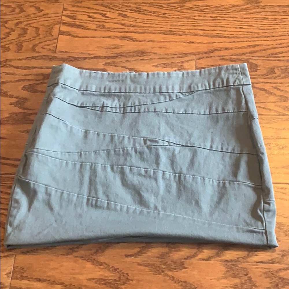 Sage Green Mini Skirt